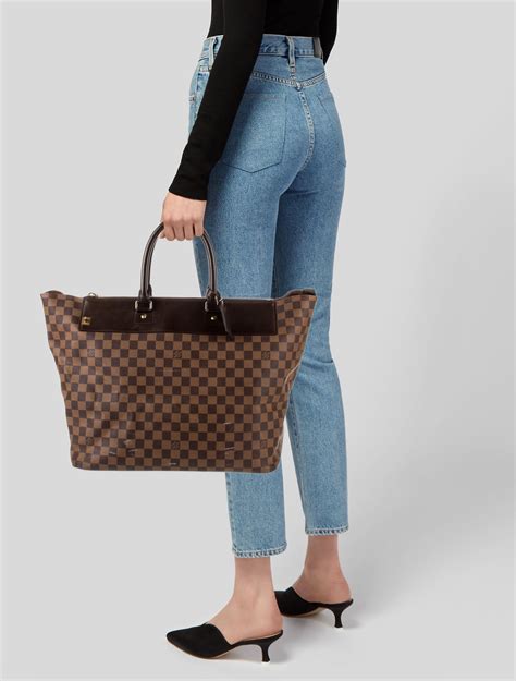 louis vuitton greenwich tote|LOUIS VUITTON Damier Ebene Greenwich PM .